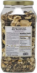 The Wild Mushroom Co. Dried Gourmet Mix European Mushrooms 12 Ounces (340g)