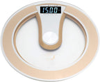 Scales for Body Weight, Digital LCD Electric Body Weight Scale, 0.2-180kg Weighing Range, Kilograms, Pounds, Catty, Three Unit Conversion Functions(Gold)