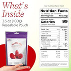 Vinamit Soft Dried Rose-Apple | Dried Plums Pack 3 of 3.5 oz Bag | Chewy Exotic Fruit Snacks | Vegan, Gluten-Free | High in Fiber, Non-GMO | Perfect for Gifting, Travel, Clean Eating