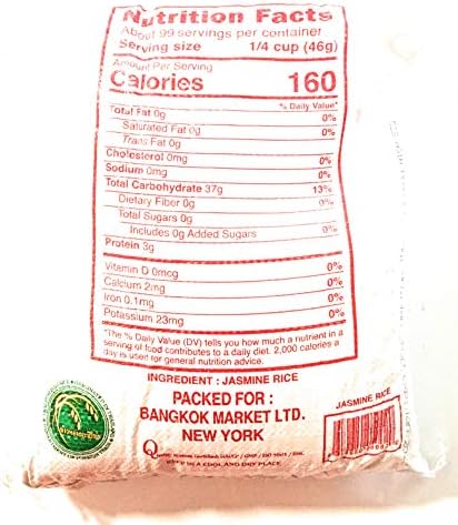 Elephant Brand Thai Hom Mali Rice 10 Lb