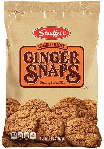 Stauffer's Original Recipe Ginger Snaps 14 oz. Bag (2 Bags)