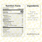 Agrisicilia Sicilian Lemon Marmalade – Authentic Italian Lemon Jam with Peel, Made in Sicily, 12.7 oz (360 g) Glass Jar