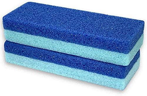 Maryton Foot Exfoliator File Scrubber Sponge Pedicure Tool Callus Remover for Feet, Salon Foot Scrub Pads Pedi Gifts for Men Women, 2pcs