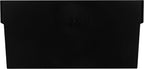 Akro-Mils 40130 Plastic Width Dividers for 4" Tall Shelf Bins Models 30130, 30138, and 30164, Custom Storage Inserts for Tools, Crafts & Supplies, 24-Pack, Black