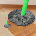 FOTN 2 in 1 Dehydrated Mop, 2024 New Self-Wringing Twist Mops for Floor Cleaning，Self Wringing 360 Flat Mop with Stainless Detachable Steel Handle (1PC+1 mop Head)