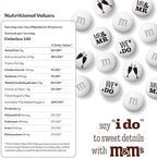 M&M’S WORLD “Mr. and Mr.” Milk Chocolate Candy, 2 lbs Bulk Candy for Wedding Decorations, Unique Favors, or Cake Topper