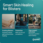 Compeed On Toes Blister Plasters, 8 Hydrocolloid Plasters, Foot Treatment, Heal Fast, Dimensions: 1.7 cm x 5.1 cm