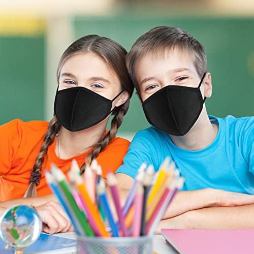 comfso 5Pack (S/XS) Child Kids Cloth Reusable Washable Face Mask Breathable with Adjustable Ear Loop