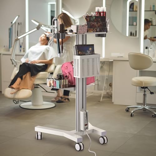 AW Power Strip Holder for PC Mobile Cart Medical Trolley Cart Utility Cart Silver