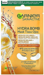 Garnier Skin Naturals Moisture Bomb Eye tissue mask with orange juice and hyaluronic acid 6g