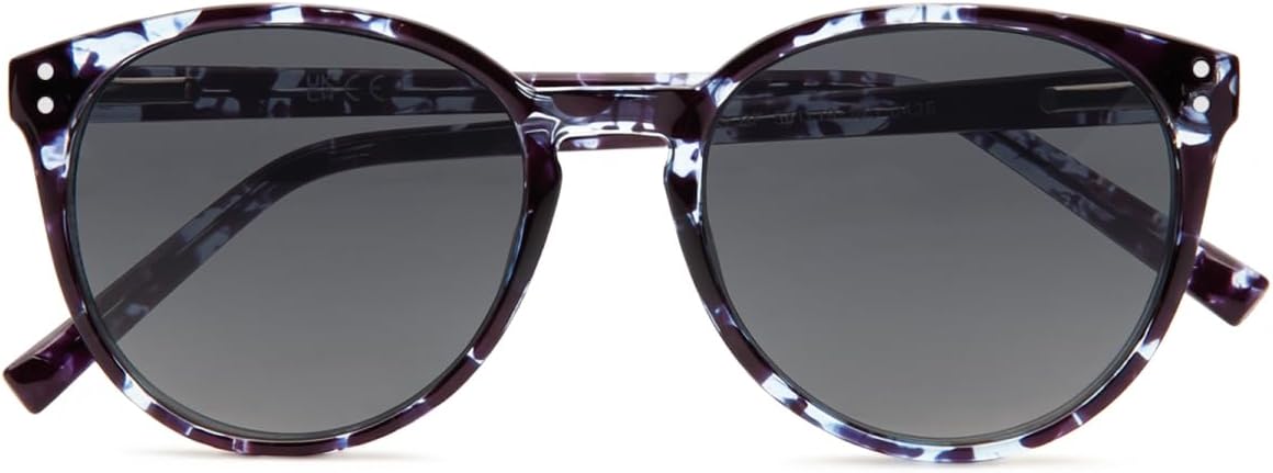 LianSan Reading Sunglasses for Women with UV400 Protection Lenses,Large Frame Reader Sunglasses Womens with Spring Hinge(Blue Tortoise S,1.5x)