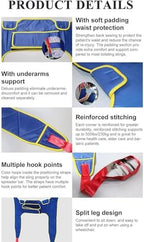 Full Body Sling Patient Lift Bathroom Transfer Hammock Universal 4 Point Transfer Sling Patients Who Need to Be Transferred Medical Transfer Belt