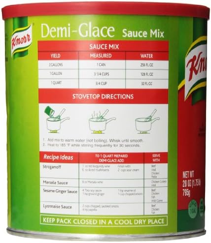 Knorr Demi-Glace Sauce Mix, 28 Ounce Canister