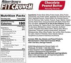 FITCRUNCH Snack Size Protein Bars, 6-Layer Baked Bar, 3g of Sugar, Gluten Free & Soft Cake Core (9 Bars, Chocolate Peanut Butter)