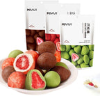 Freeze-dried Strawberry Matcha Chocolate (65g/bag) Fruit snacks,dried fruits,candy gifts,Sweets Gifts,Healthy snacks,Chinese desserts,dim sum (Mix flavors,3bags)