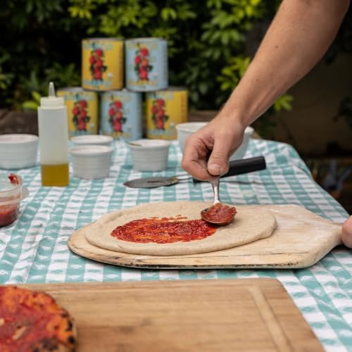 Bianco DiNapoli Organic Crushed Tomato Puree, 28 oz - Canned Vined Ripened Plum Tomatoes, Hand Selected & Grown in California for Pizza, Pasta, Casserole"