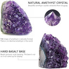 Amethyst Crystal Geodes Purple Crystals Rock Cluster Quartz Raw Healing Crystals 0-0.5LB