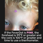 (Hearts 18 Count) Fever Alert for Kids & Adults – Turns Pink at 99°F Giving Visual cue of Elevated Temperature– Easier to Read Than Fever Strips for Forehead.