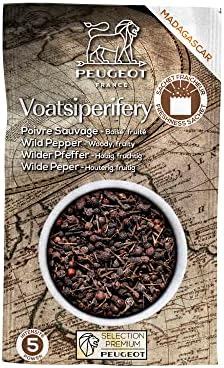 Peugeot Voatsiperifery Madagascar Wild Peppercorns, 60g - 3 fresh sachets of 20g