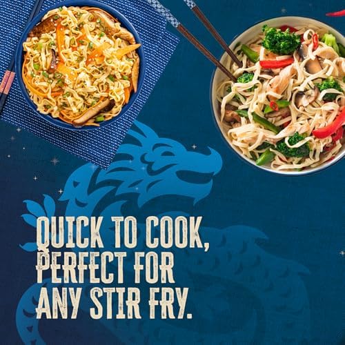 Blue Dragon Medium Cantonese Egg Noodles - 10.5oz (Pack of 4) - Traditional Cantonese-Style Noodle Nests Made with Wheat Flour & Egg - Quick & Versatile Base for Stir-Fries, Chow Mein, Soups & Noodle Bowls