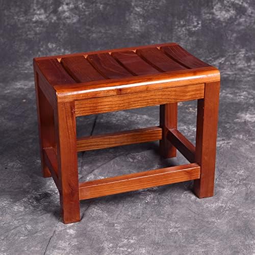 XJHOME Shower/Bath Stools Wooden Bathroom Bench Shower Foot Rest for Bathtub Shaving Legs Spa Sauna Seat Bathing Seat Waterproof Non-Slip for The Elderly Disabled Small Seat (Size : 42x30x40cm)