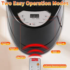 Portable Sauna Steamer Machine 3L for Home Sauna Tent, 1200W Fast Heating Steam Generator with Remote Control, Replacement Sauna Steamer Pot, 9 Steam Levels, Stainless Steel
