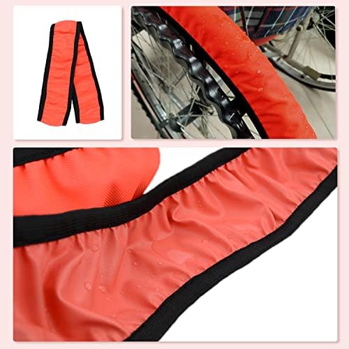 Wheelchair Tyre Covers for Rear Wheels 24'' Waterproof Wheelchair Tire Covers Protect Floors Carpets