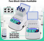 Mini Gel Heating Machine for PRP PPP Gel Heating BioFiller Plasma Making, Temperature 5 to 100C (Dry Bath Incubator with 6 * 5ml Block)