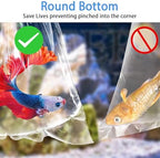 Live Fish Bags, 10x20” Round Bottom Double Seal Clear Fishery Bags, Leak-Proof Fish Transport Shipping Bag, HDPE Bag for Freshwater & Saltwater (Ultimate 3 mil, 50 Pack)