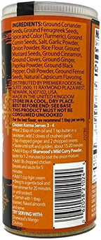 Sharwood's Mild Curry Powder, 3.6 oz (102g), Pack of 2