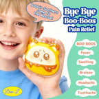 (6PCS) Boo Boo Ice Pack, Flexible Cold Compress, Cute Cooling Pack, Reusable Ice Pack for Injuries, Hot Cold Gel Packs for Kids Injuries, Pain Relief, Bumps & Bruises, Breastfeeding