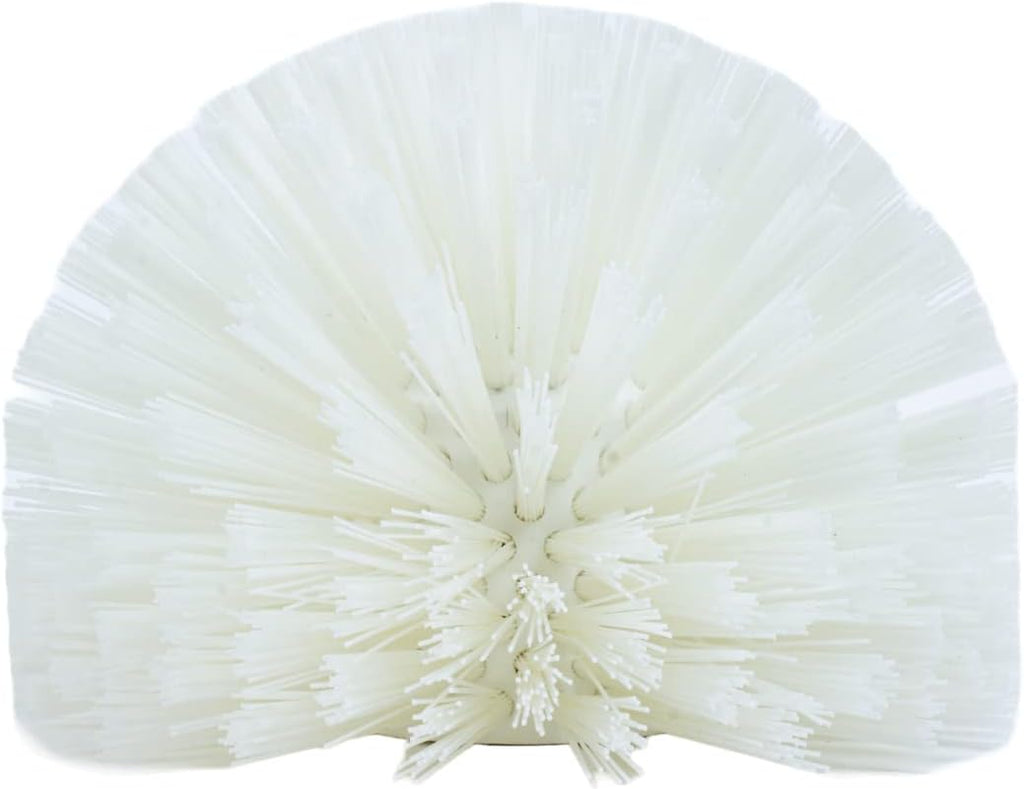 SPARTA 45007EC02 Plastic Multi-Purpose Valve Brush, Pipe Brush, Round Brush With Polyester Bristles, Color Coded For Commercial Cleaning, Kitchen, Restaurant, Bathroom, 5.7 X 7 X 5.7 Inches, White