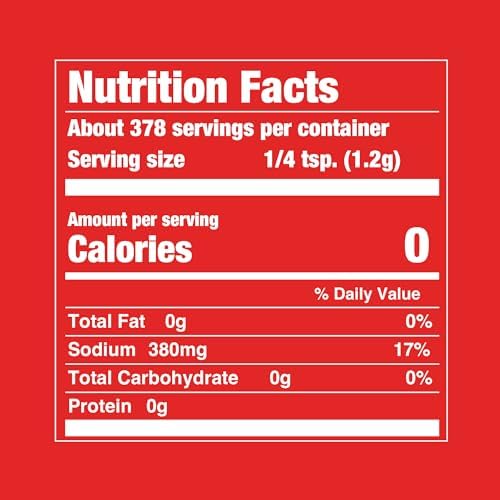 Lawry’s Seasoned Salt, No MSG Added, Kosher Certified, Staple, Versatile, All-Purpose Seasoning to Shake on Beef, Pork, or Poultry, 16 oz