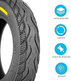 3.00-8 Scooter Tire | 3.00x8 Wheelchair Tires | Scooter Tubeless Street Tire 3.00-8 Front or Rear fits on 8 Inch Rim | Prevent Punctures & Prevent Sideslips for Scooter Replacement Tires | 4 P.R. 38J