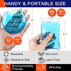 LotFancy Reusable Hand Warmer, 10 Click Activated Instant Heat Packs and 2 Wraps, Snap Hot Therapy Compress, Gel Heating Pad for Pain Relief, Outdoor & Portable Size