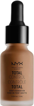 NYX PROFESSIONAL MAKEUP Total Control Drop Foundation - Mocha, Light Brown