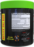 Insane Labz Psycho Sam, High Stimulant Pre Workout Powder, 30 Srvgs (30 Servings (Pack of 1), Watermelon