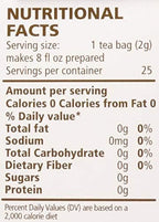 Nature's Guru Organic Whole Leaf Black Tea Turmeric Ginger 25 Count Individual Tea Bags