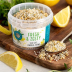 Cornish Sea Salt Fresh & Zesty Seasoning | Cooking & Hydration | Hand-Harvested in Celtic Waters | 1.9 oz Resealable Tub (Pack of 2)