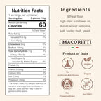 I Macoritti MAXI Breadsticks | Dip & Bread Sticks Snacks - Authentic Italian bread Snack, Grab-and-Go Convenience, Oven-Baked, Non-GMO, Preserve Free, Zero Sugar, Made in Italy - 0.49 oz, Pack of 25