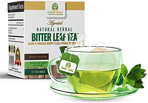 Natural Herbal Bitter Leaf Tea. Made with African Bitter Leaf