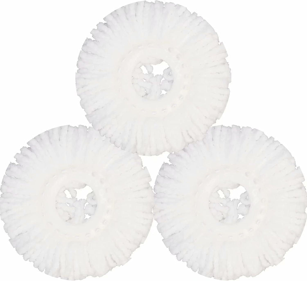 Mop Head for Hurricane Spin Mop Microfiber Mop Head Refills Round Mop Pads 3 Pack