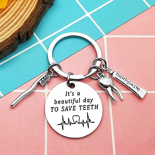 24 PCS Dentist Gifts Dentist Gifts for Men Women Funny Dentist Keychain Dental Hygienist Gift Dentist Graduation Gift Dental Student Gift Dental Assistant Gift New Dentist Office Orthodontist Gift