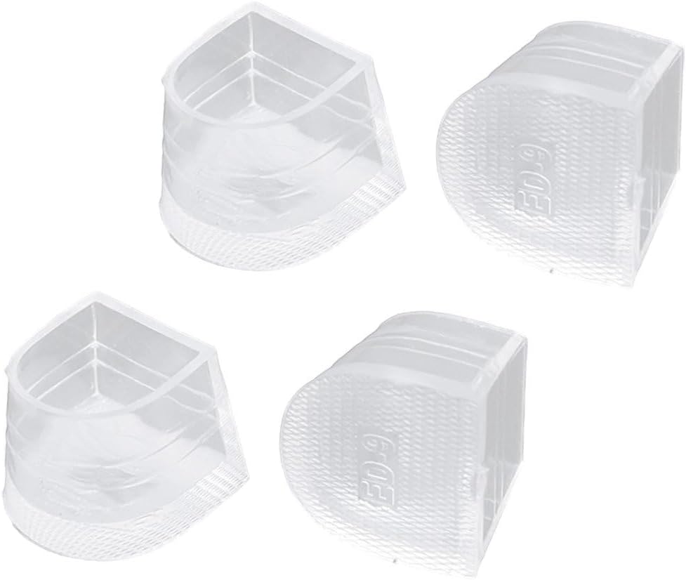 2 Pairs High Heel Covers Anti Slip Latin Stiletto Dancing Heel Covers Anti Noise High Heel Protector Replacement Tips Cap Protectors Covers