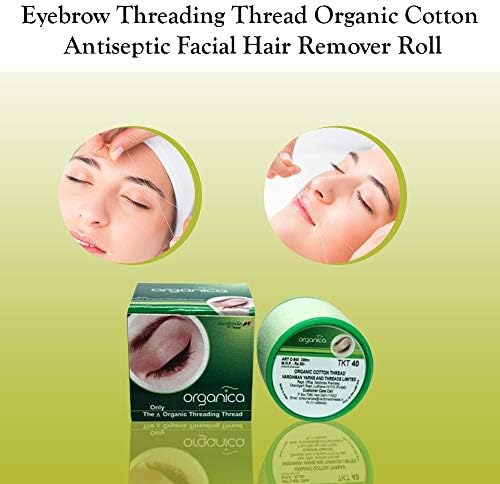 Organica Face & Eyebrow Threading Thread Organic x 1 thread spool eyebrow makeup facial dermaplaning hair removal epilator tool