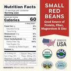 Organic Small Red Beans 1 lb - Non-GMO, USDA Organic, Tested Clean Certified, Vegan - Rich in Fiber & Protein for Soups, Burritos, Salads, & Chili - Grown in USA, Farmed On Regenerative Soil by Doudlah Farms