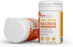 JD Botanics 100% Organic Baobab Powder 120 Capsules | Direct from South Africa | USDA Organic Certified