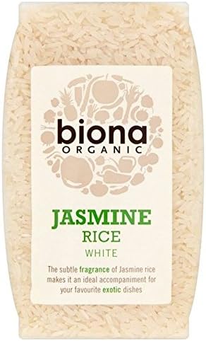 Biona Organic Jasmine Rice White 500g - Pack of 6