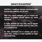 Matcharl KANTEN Premium Japanese Agar Agar Powder | GLP-1 Inspired Fiber Support | Natural Vegan Gelatin Substitute from Shinshu Japan | High-Fiber Superfood for Fullness & Gut Health | 40g (2g x 20 Sticks)
