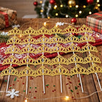 24 Pcs Crown Cupcake Toppers Gold Princess Cupcake Toppers Glitter Queen Crown Cupcakes Picks for Queen Princess Theme Baby Shower Girls Wedding Birthday Party Cake Decorations Supplies